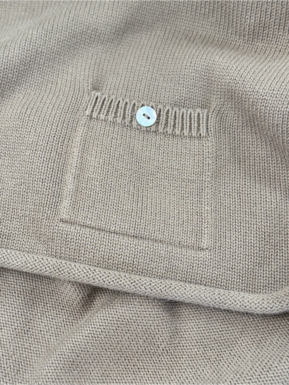 Na Nin Milo Brown Knit Sleeveless Crop Sweater Tank Vest Pocket Detail Size 2 - Picture 4 of 5